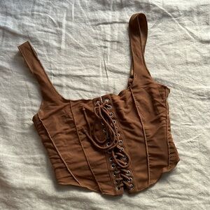 Corset crop top